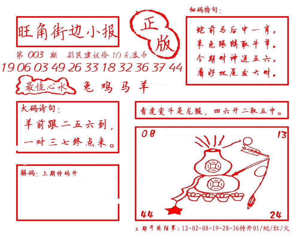 003期旺角街边小报[图]