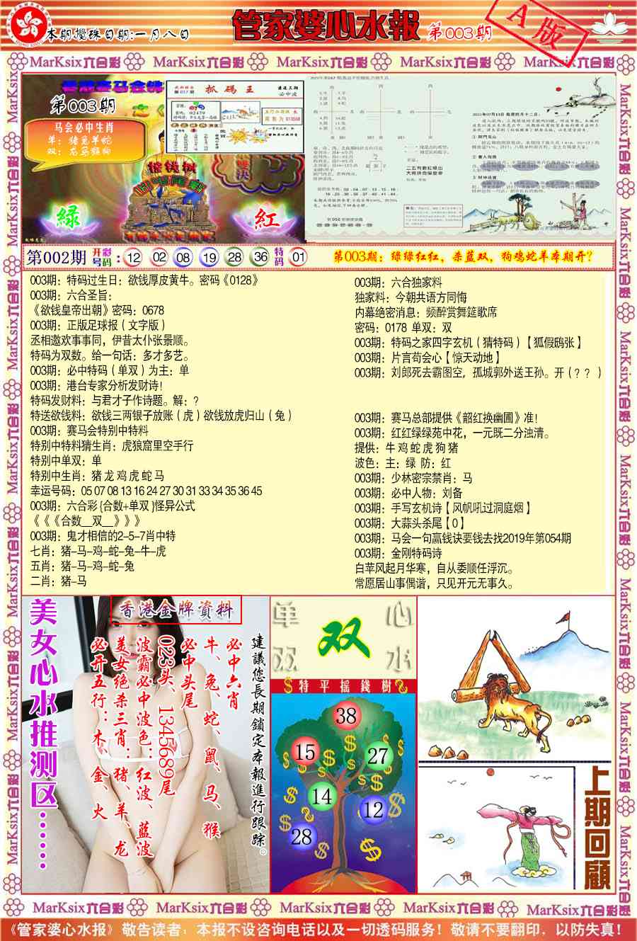003期管家婆心水报A[图]