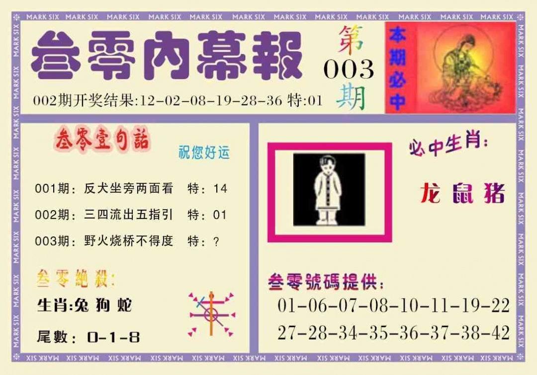 003期叁零内幕报[图]