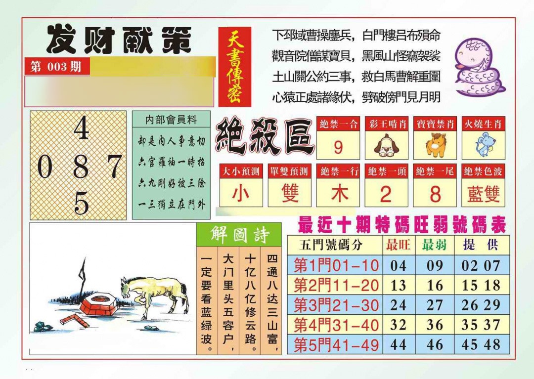 003期发财献策[图]