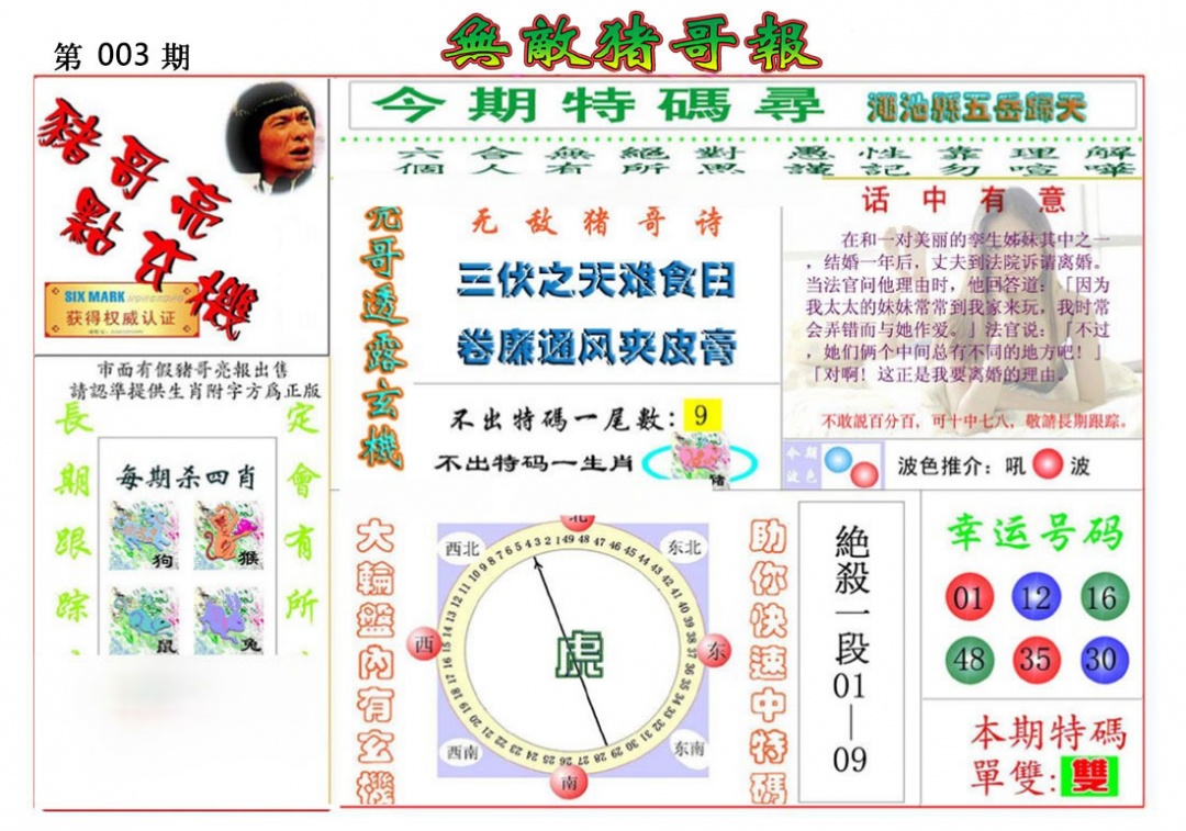 003期无敌猪哥报[图]