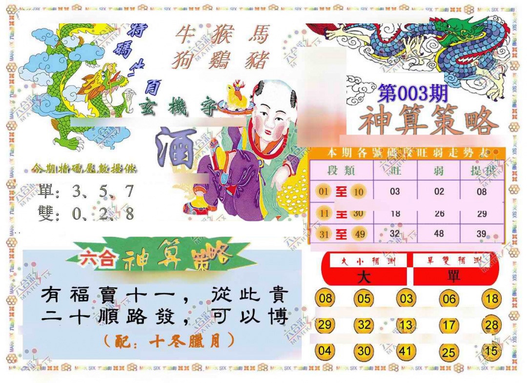 003期神算策略[图]
