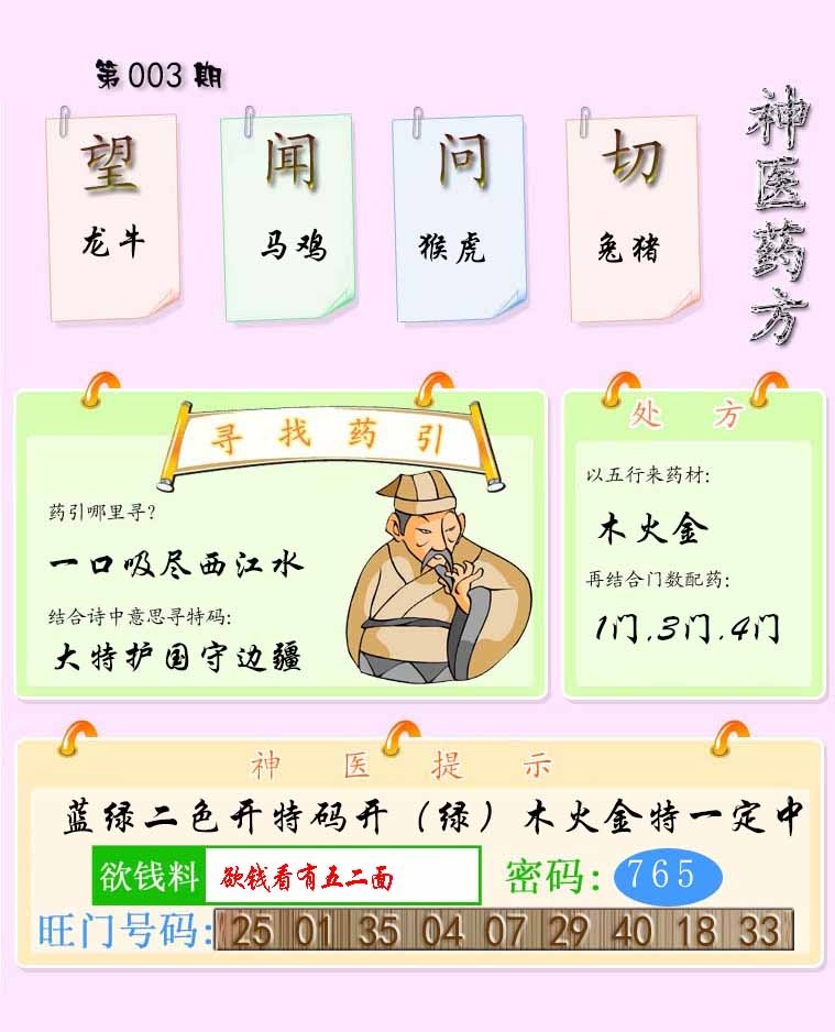 003期神医药方[图]