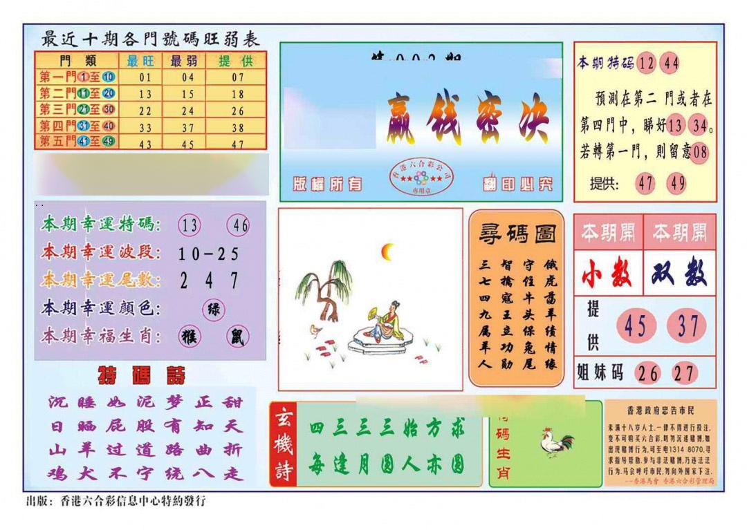 003期马经赢钱密决(新图推荐)[图]