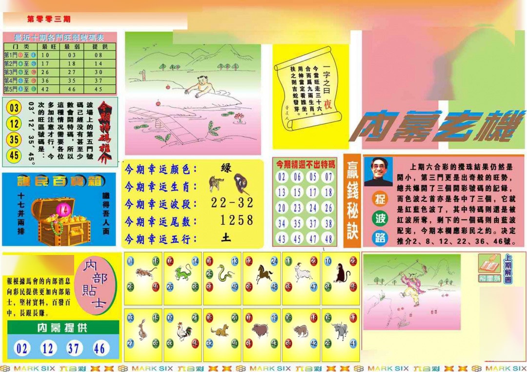 003期马经内幕A(新图推荐)[图]