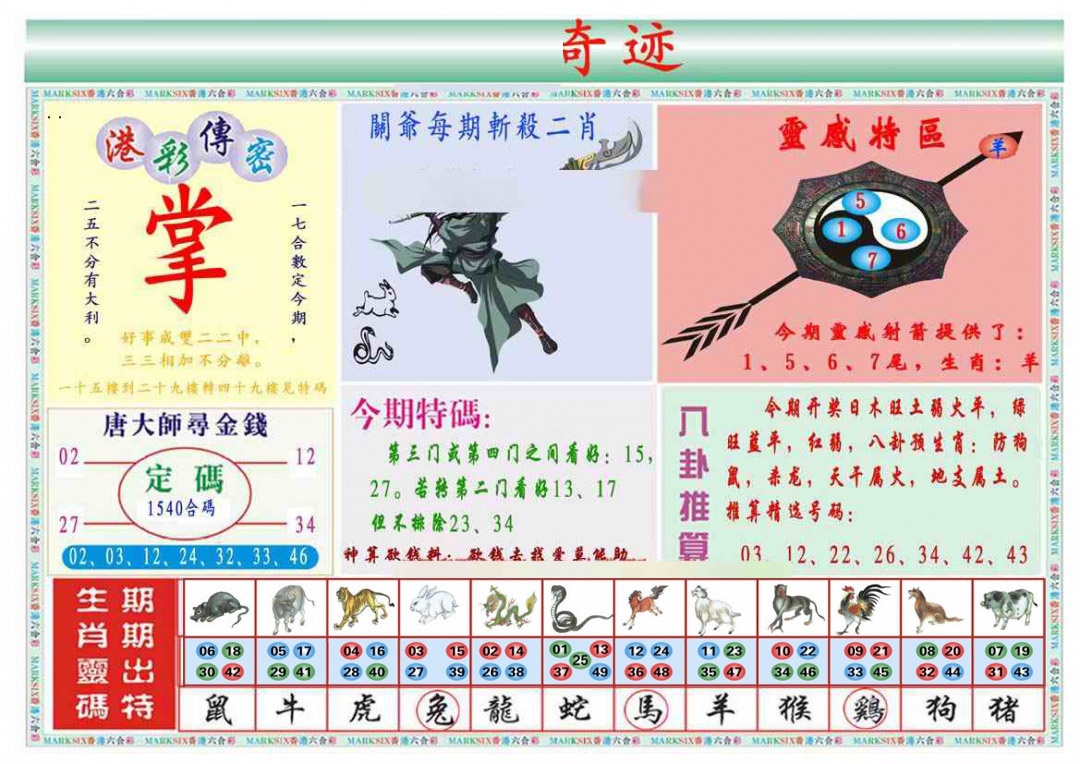 003期马经奇迹B(新图推荐)[图]