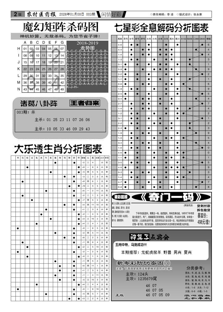 003期新粤彩(闲情好彩E)[图]